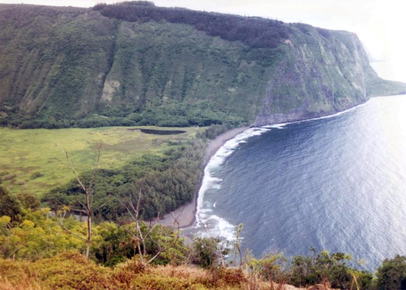 Straigttening of Hawaii coastline